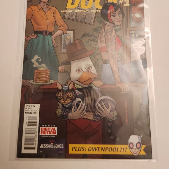 Howard The Duck #1H (2015) Marvel Comics, 1st Full Appearance of Gwenpool, NM - Picture 14 of 14